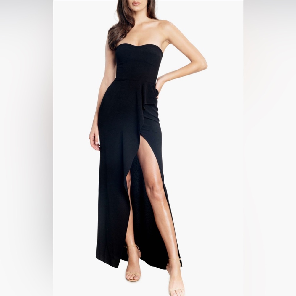 NWOT Dress the Population Kai Strapless Gown Size Small NEW